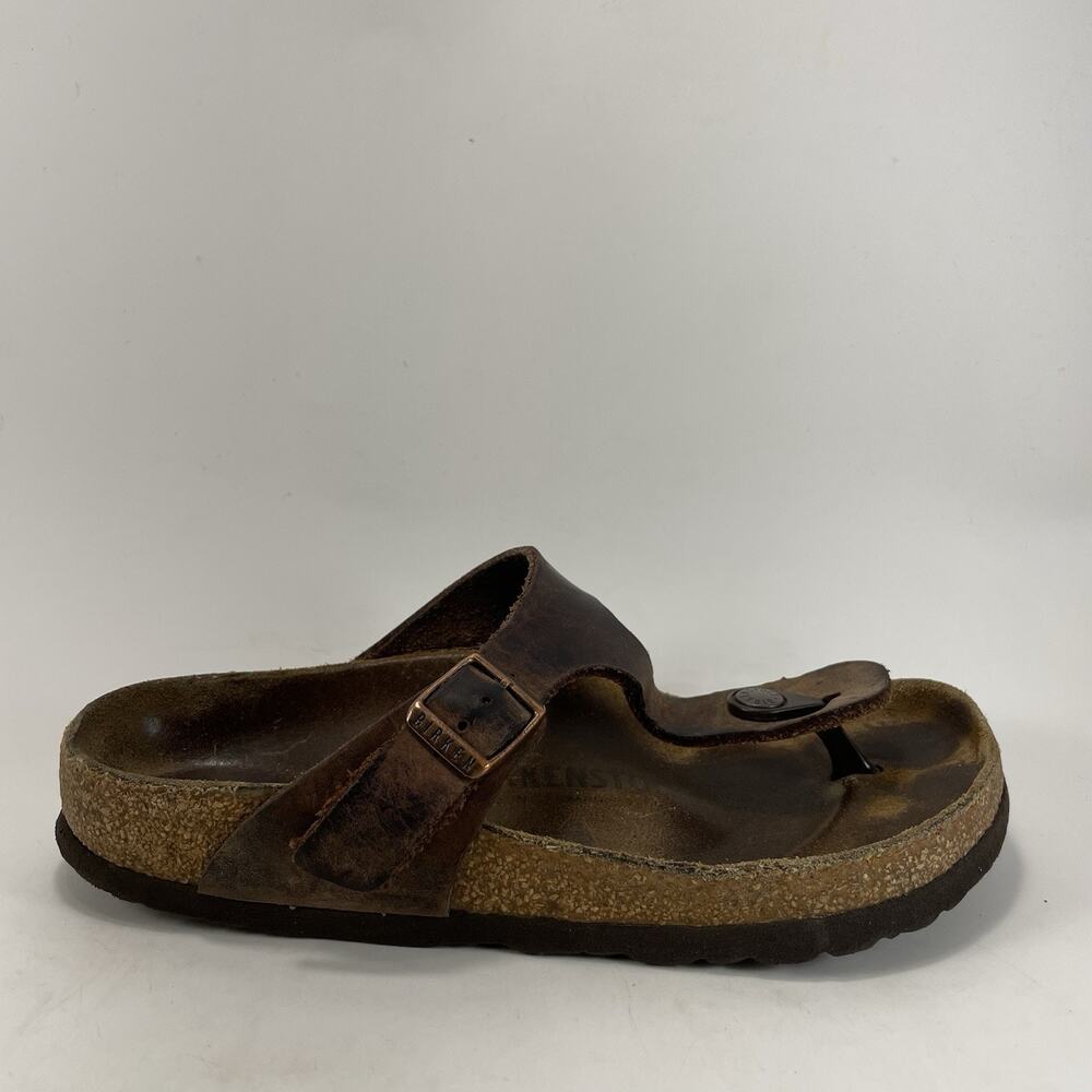 Birkenstock Mayari Sandals Womens Size 36/US 5-5.5 Habana Brown Oiled Leather